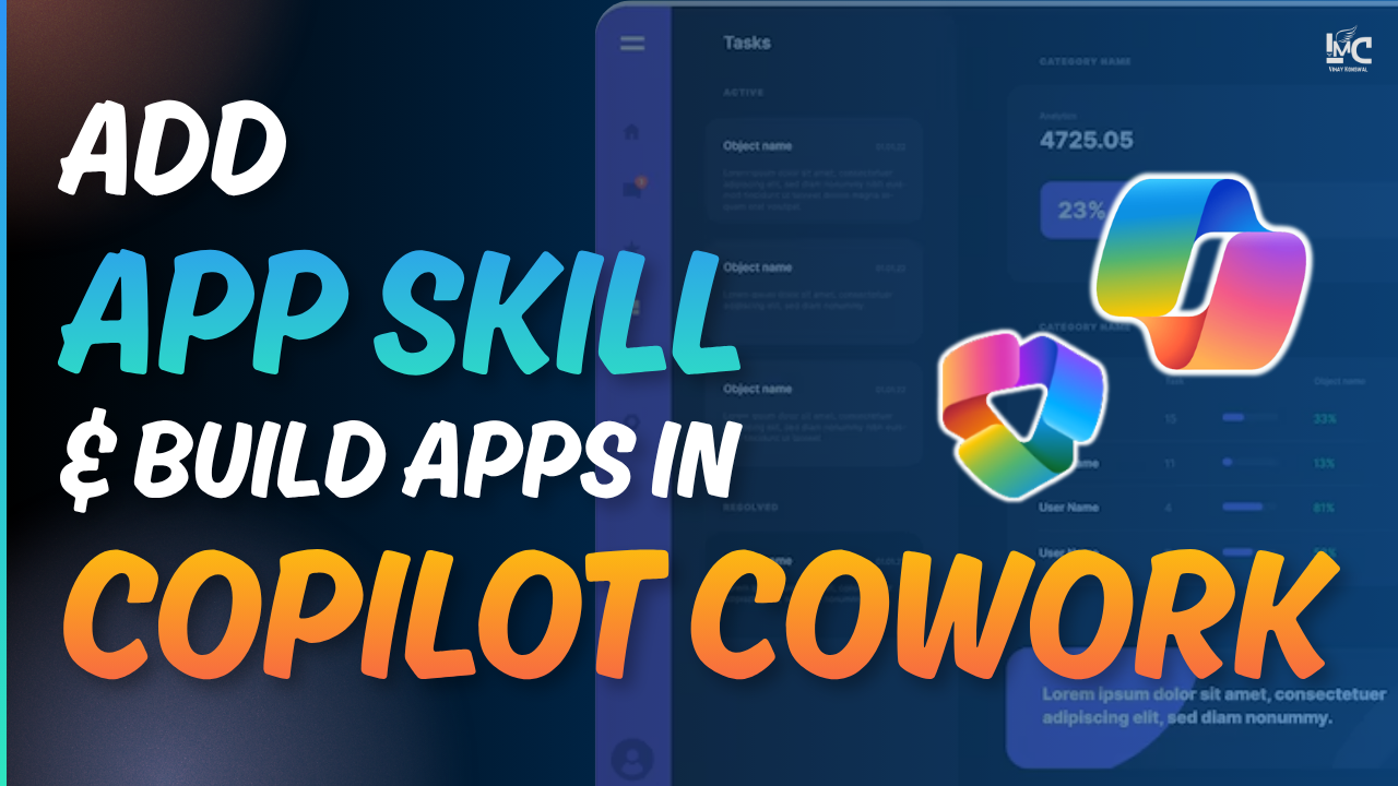 Add app skil in copilot cowork